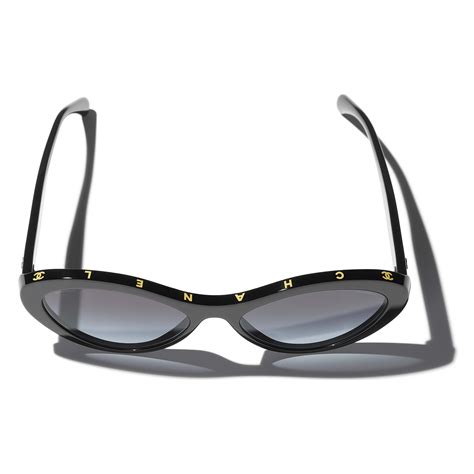 chanel sunglasses 5175 black|CHANEL Sunglasses: Oval Sunglasses, acetate — .